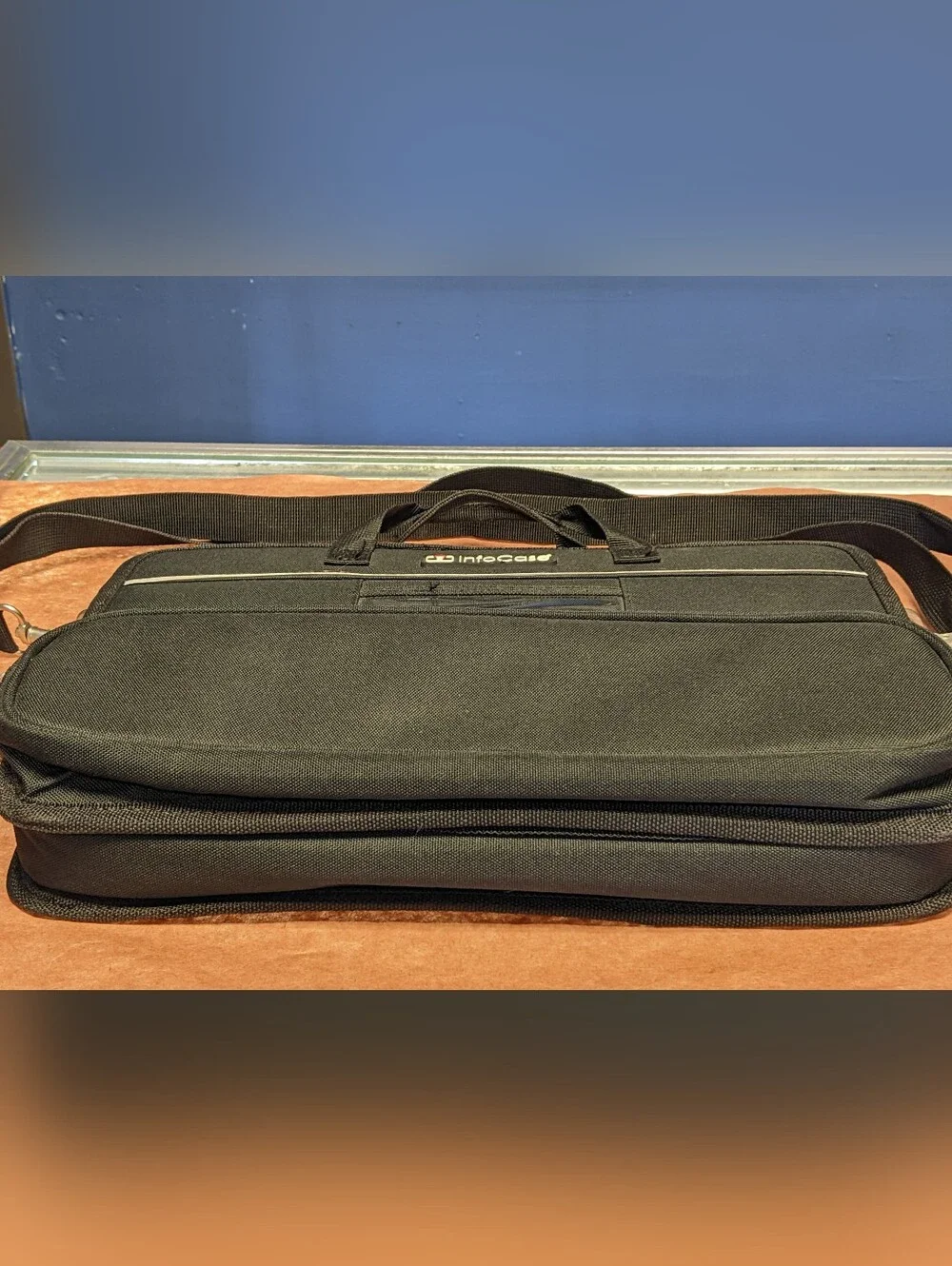 InfoCase Chromebook & Laptop Bag w/ Pouch - Black - Used Good Condition